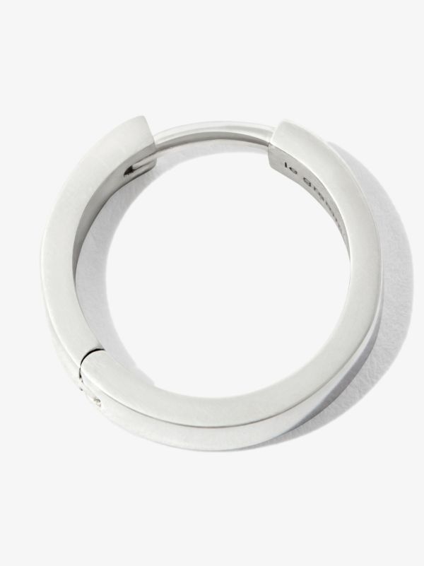 Browns Le Gramme Sterling Silver La 1.3g Polished Ribbon Hoop Earring | Browns Earrings