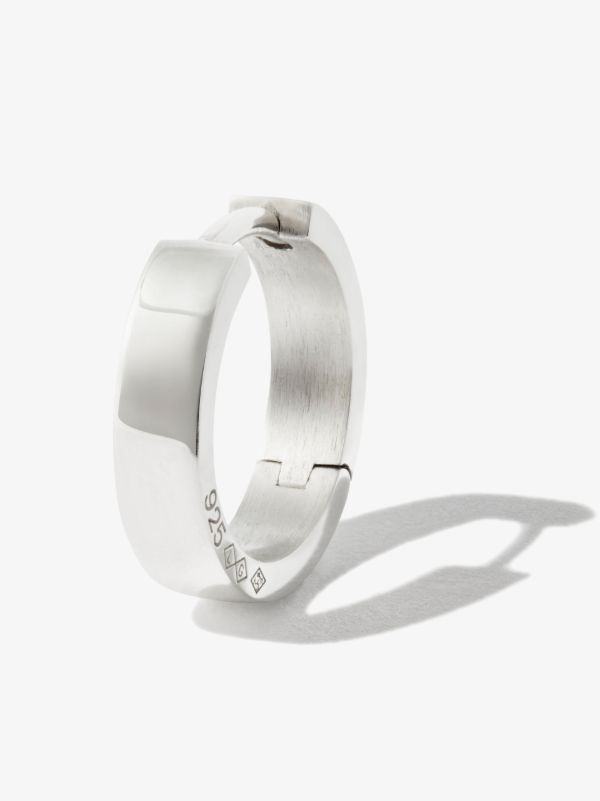 browns Le Gramme Sterling Silver La 1.3g Polished Ribbon Hoop Earring | Browns Earrings