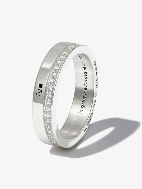 Browns Le Gramme Sterling Silver La 7g Polished Diamond Ring | Browns Rings
