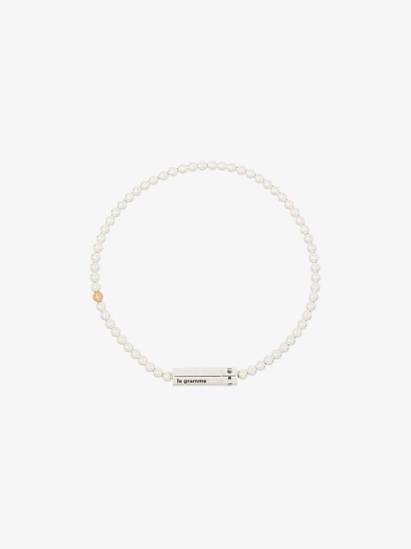 browns Le Gramme sterling silver Le 11g polished bead bracelet | Browns Bracelets