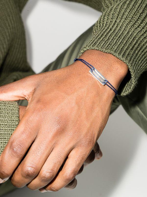 Browns Le Gramme Sterling Silver Le 2.5g Punched Cord Bracelet | Browns Bracelets