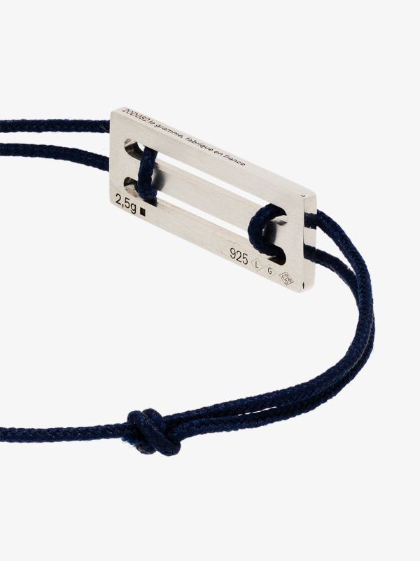 Browns Le Gramme Sterling Silver Le 2.5g Punched Cord Bracelet | Browns Bracelets