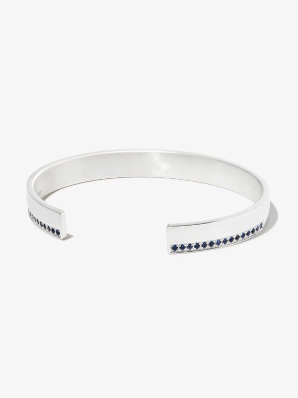 browns Le Gramme sterling silver le 20g polished sapphire bracelet | Browns Bracelets