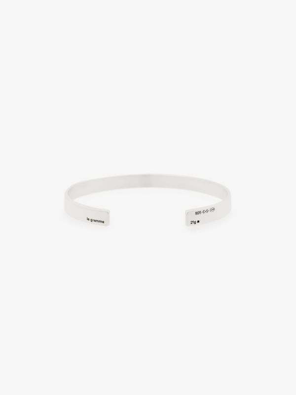 Browns Le Gramme Sterling Silver Le 21g Polished Ribbon Bracelet | Browns Bracelets