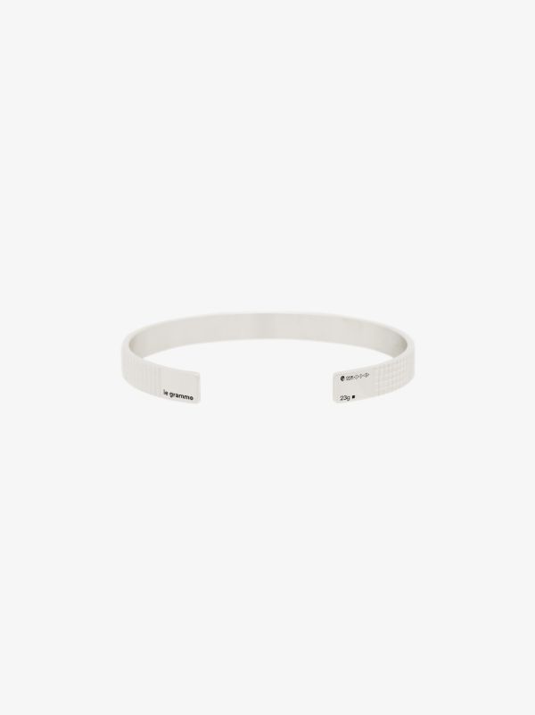 Browns Le Gramme Sterling Silver Le 23g Guilloché Polished Bracelet | Browns Bracelets