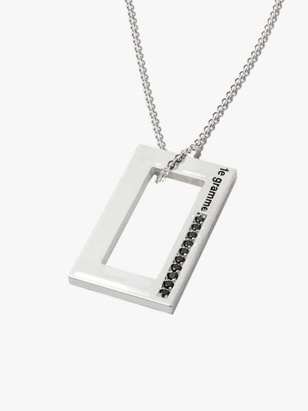 Browns Le Gramme Sterling Silver Le 3.4g Polished Diamond Necklace | Browns Necklaces