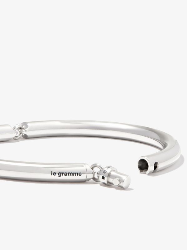 Browns Le Gramme Sterling Silver Le 35g Polished Segment Bracelet | Browns Bracelets