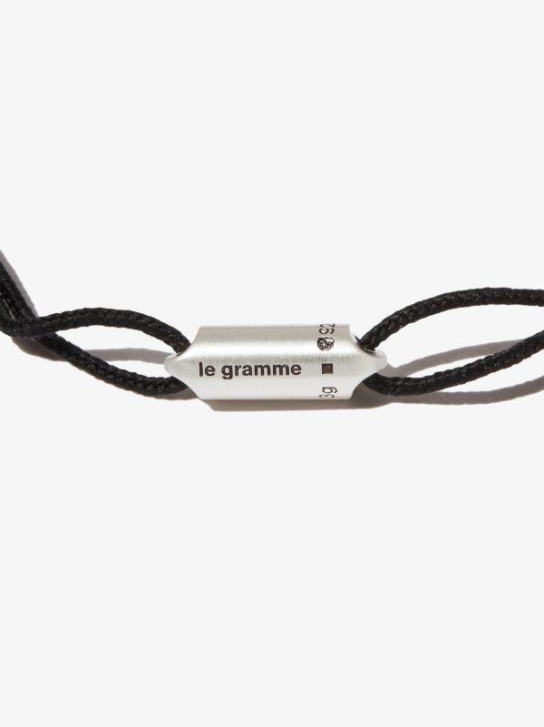 Browns Le Gramme Sterling Silver Le 3g Segment Cord Bracelet | Browns Bracelets
