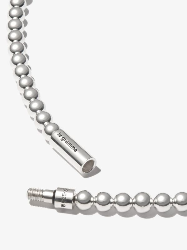 Browns Le Gramme Sterling Silver Le 51g Polished Bead Necklace | Browns Necklaces