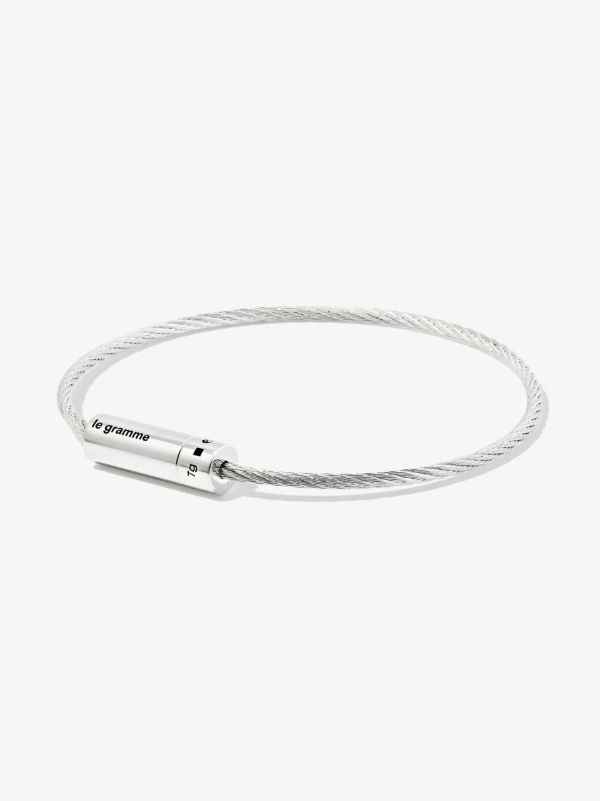 Browns Le Gramme Sterling Silver Le 7g Polished Cable Bracelet | Browns Bracelets