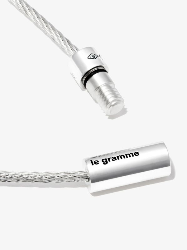 Browns Le Gramme Sterling Silver Le 7g Polished Cable Bracelet | Browns Bracelets