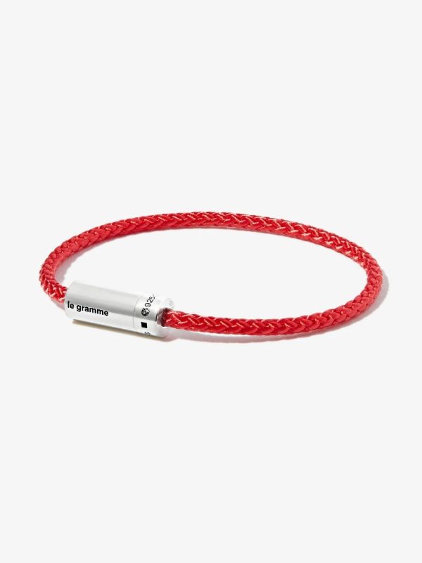 Browns Le Gramme Sterling Silver Le 7g Polished Nato Cable Bracelet | Browns Bracelets