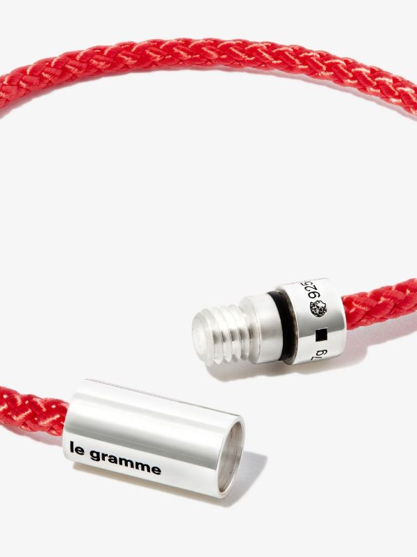 Browns Le Gramme Sterling Silver Le 7g Polished Nato Cable Bracelet | Browns Bracelets