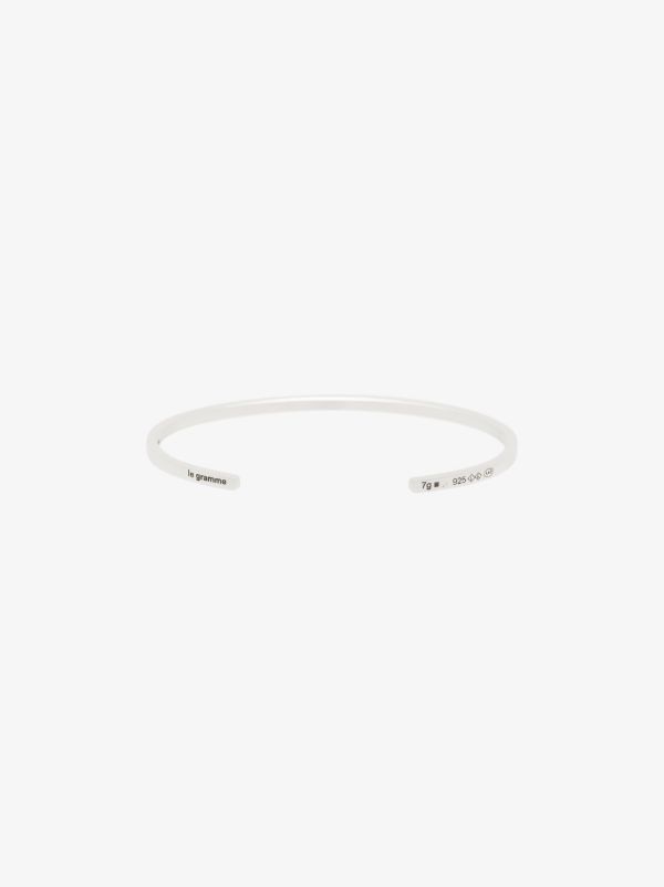 Browns Le Gramme Sterling Silver Le 7g Ribbon Bracelet | Browns Bracelets