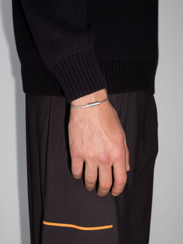 Browns Le Gramme Sterling Silver Le 9g Brushed Cable Bracelet | Browns Bracelets