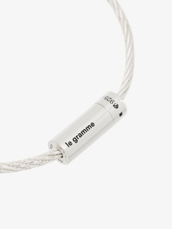 Browns Le Gramme Sterling Silver Le 9g Polished Cable Bracelet | Browns Bracelets