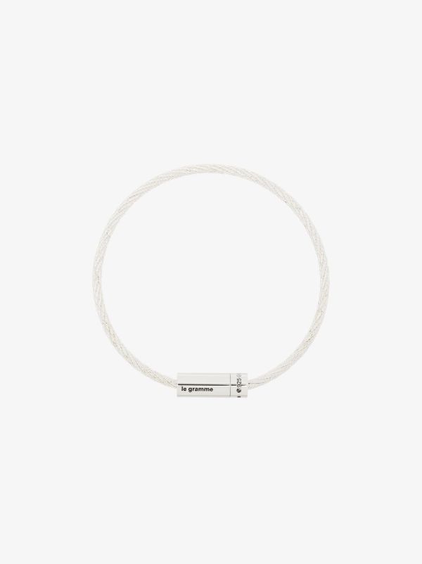 browns Le Gramme sterling silver Le 9g polished cable bracelet | Browns Bracelets