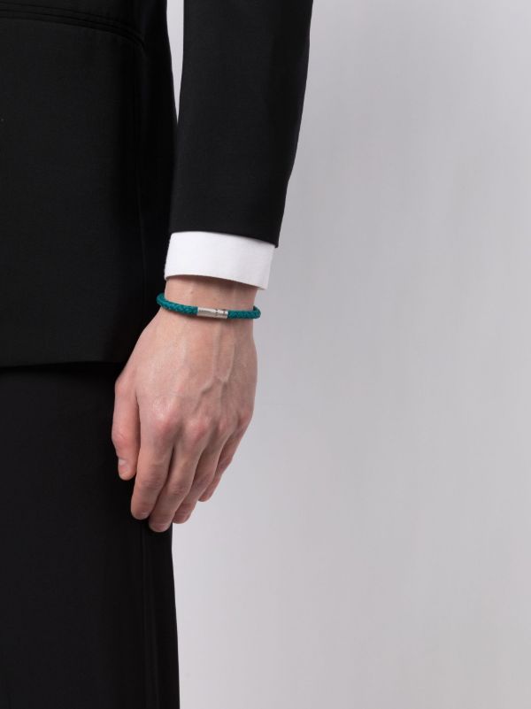 Browns Le Gramme X Orlebar Brown Sterling Silver Le 7g Brushed Nato Cable Bracelet | Browns Bracelets