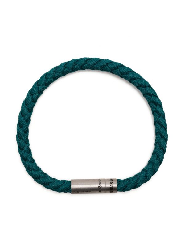 browns Le Gramme X Orlebar Brown sterling silver le 7g brushed nato cable bracelet | Browns Bracelets