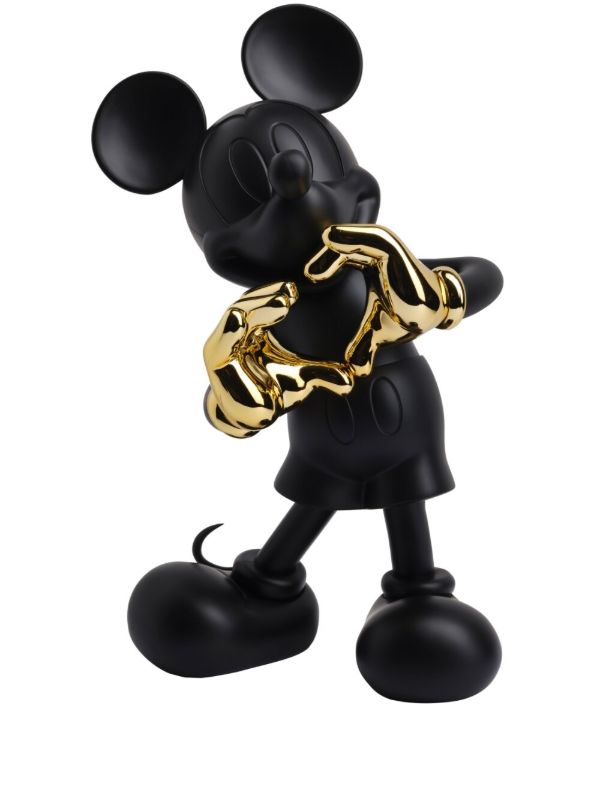 browns LEBLON DELIENNE Black Mickey With Love 30cm Figurine | Browns Collectibles