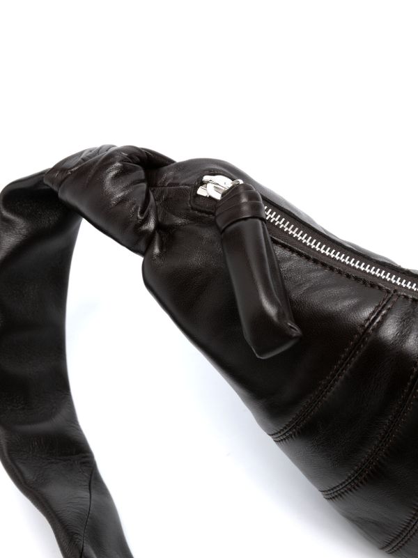 Browns LEMAIRE Brown Small Croissant Leather Messenger Bag | Browns Messenger Bags