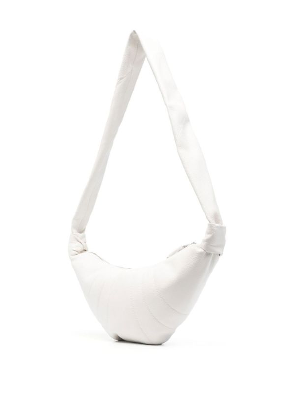 Browns LEMAIRE White Croissant Leather Cross Body Bag | Browns Messenger & Crossbody Bags
