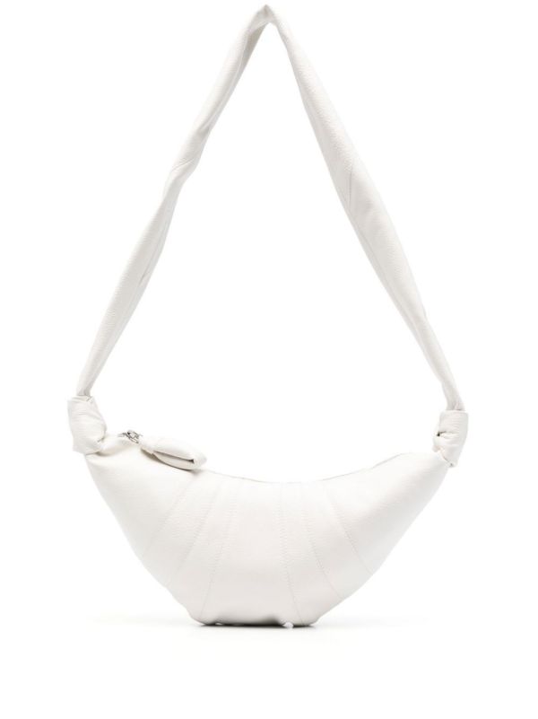 browns LEMAIRE White Croissant Leather Cross Body Bag | Browns Messenger & Crossbody Bags