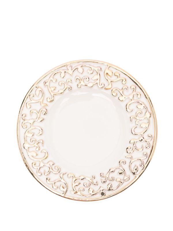 Browns Les-Ottomans Engraved Plates (Set Of Two) | Browns Plates & Bowls