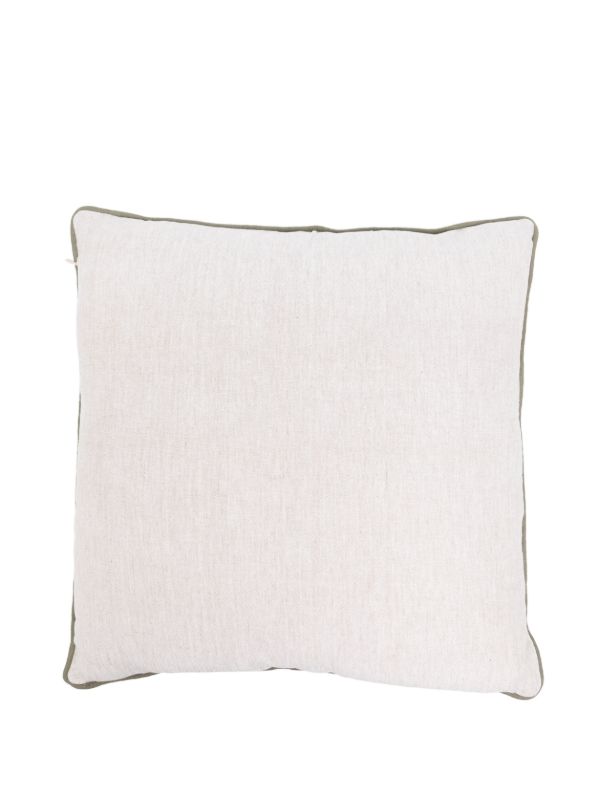 Browns Les-Ottomans Garden-embroidered Cushion (50cm X 50cm) | Browns Cushions