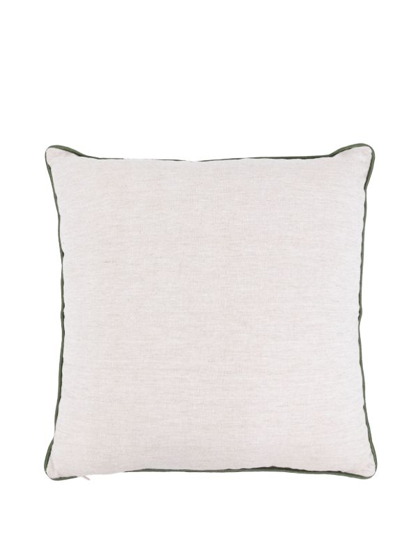 Browns Les-Ottomans Garden-embroidered Cushion (50cm X 50cm) | Browns Cushions