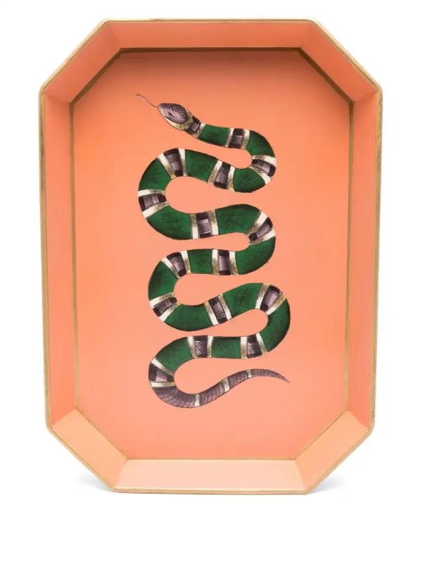 browns Les-Ottomans hand-painted iron tray (30cm x 43cm) | Browns Decorative Trays & Plates