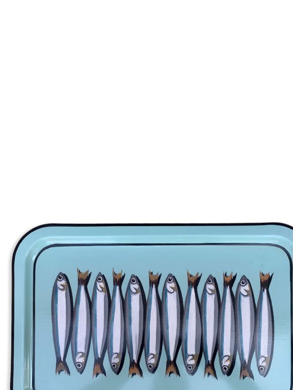 Browns Les-Ottomans Hand-painted Iron Tray (43cm X 20cm) | Browns Decorative Trays & Plates