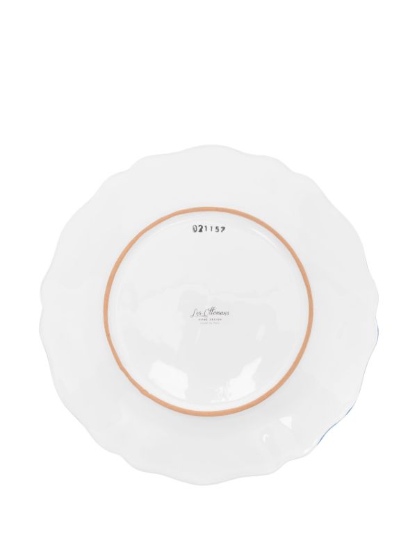 Browns Les-Ottomans Multicolour Fish Collection Ceramic Dinner Plate Set | Browns Plates & Bowls