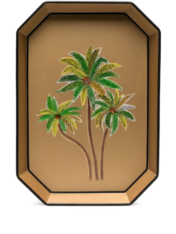 browns Les-Ottomans Palms iron tray | Browns Decorative Trays & Plates