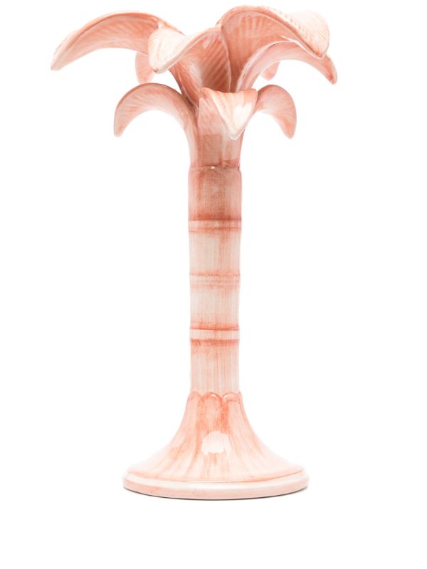 browns Les-Ottomans Pink Art De La Table Ceramic Candle Holder | Browns Candle Holders