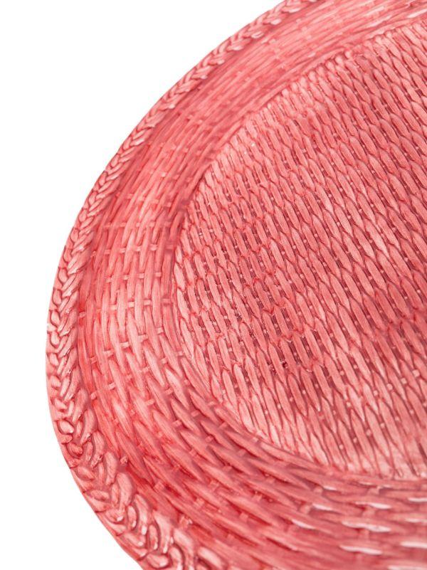 Browns Les-Ottomans Pink Wicker Ceramic Plate Set | Browns Plates & Bowls