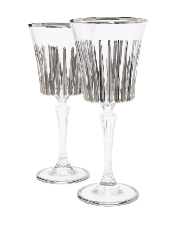 Browns Les-Ottomans Platinum Wine Glasses (set Of Four) | Browns Glassware