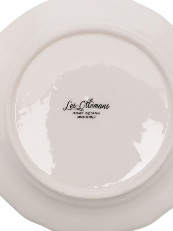 Browns Les-Ottomans Sea Stripes Plates (set Of Four) | Browns Plates & Bowls
