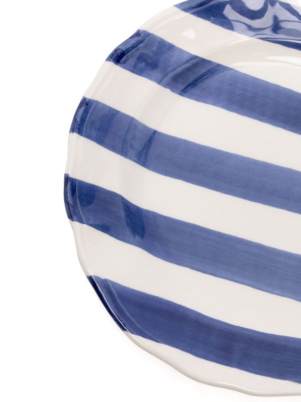 Browns Les-Ottomans Striped Plate Set | Browns Plates & Bowls