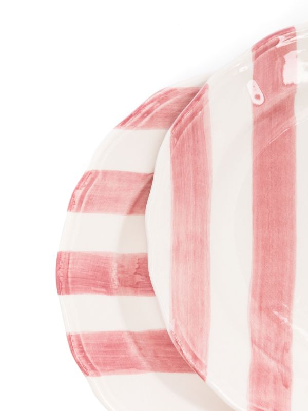 Browns Les-Ottomans Striped Plate Set | Browns Plates & Bowls
