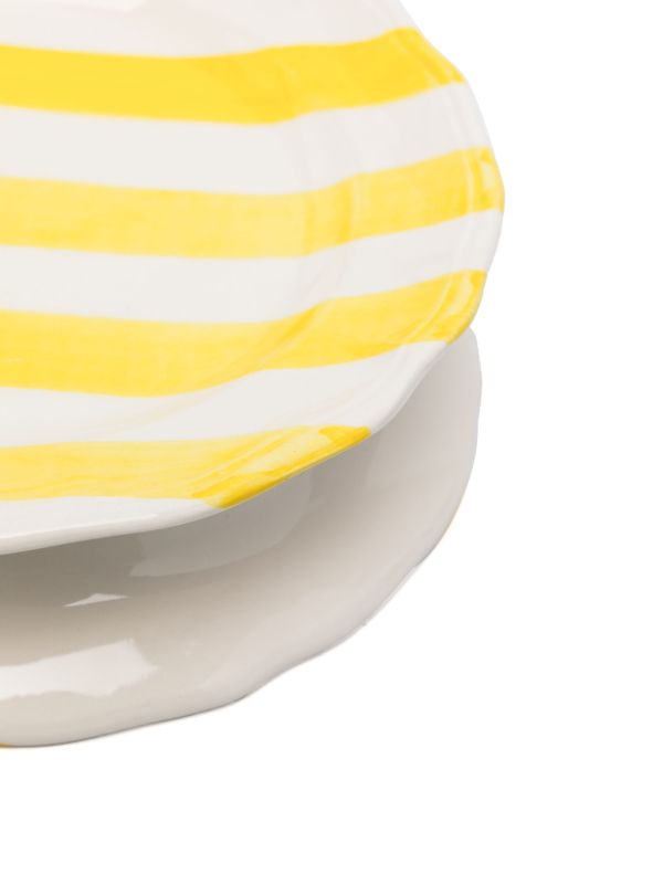 Browns Les-Ottomans Striped Plate Set | Browns Plates & Bowls
