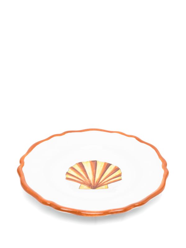 Browns Les-Ottomans White La Menagerie D'été Ceramic Salad Plate Set | Browns Plates & Bowls