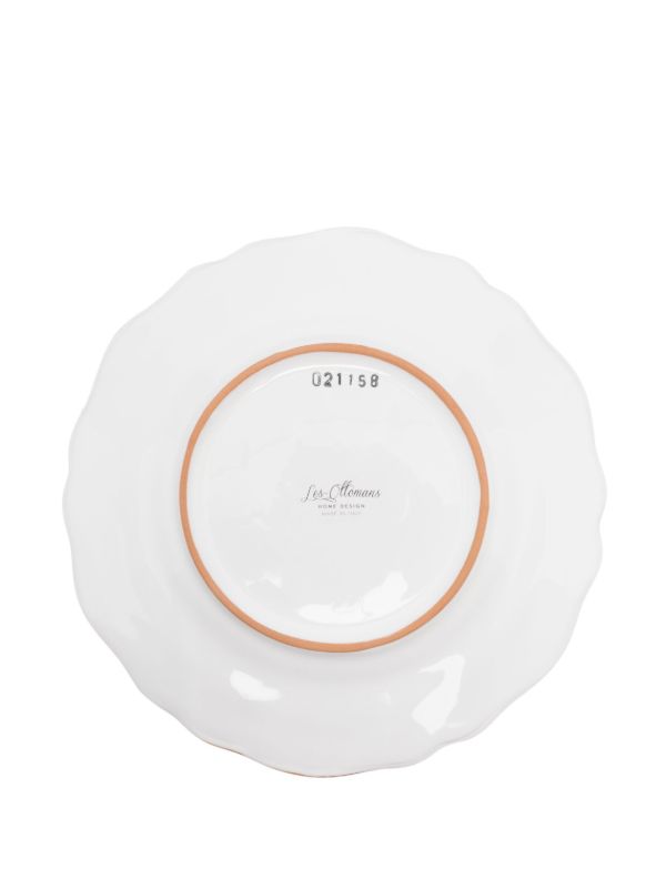 Browns Les-Ottomans White La Menagerie D'été Ceramic Salad Plate Set | Browns Plates & Bowls