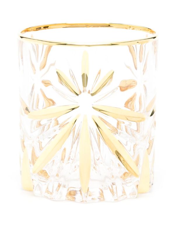 Browns Les-Ottomans X Browns Gold-Tone Murano Whiskey Glass Set | Browns Glassware