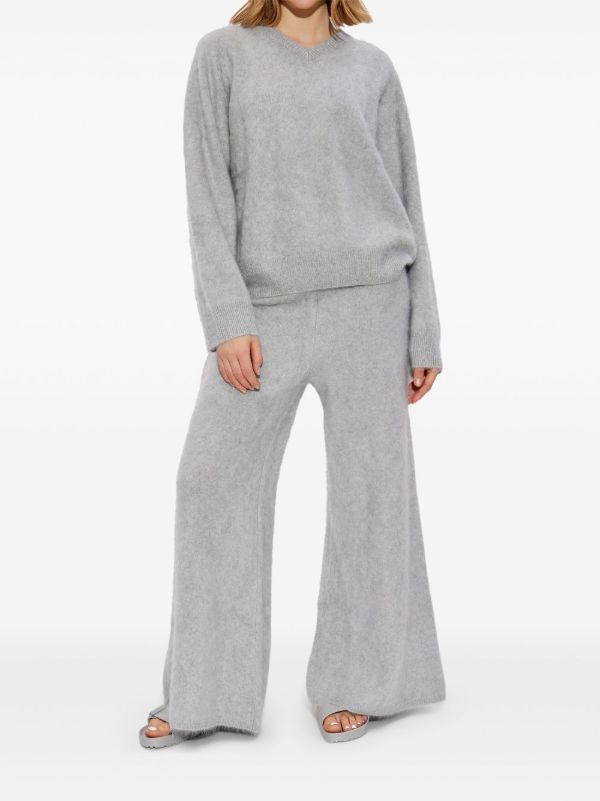 Browns Lisa Yang Grey Mallory Sweater | Browns Knitted Sweaters