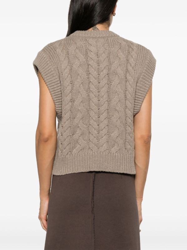 Browns Lisa Yang Hayley Knitted Top | Browns Knitted Tops