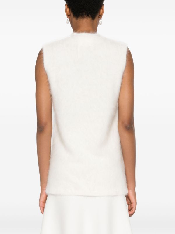 Browns Lisa Yang V-neck Knitted Top | Browns Knitted Tops