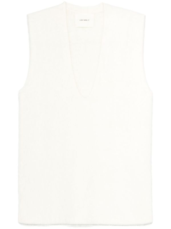 browns Lisa Yang V-neck knitted top | Browns Knitted Tops