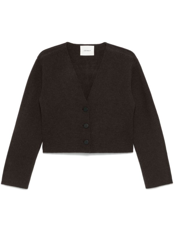 browns Lisa Yang waffle knit cropped cardigan | Browns Cardigans