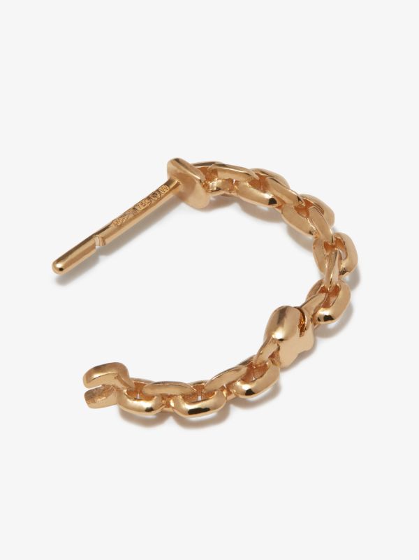 Browns Lizzie Mandler Fine Jewelry 18K Yellow Gold Knife Edge Hoop Earring | Browns Earrings